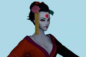 Katana Infinite-Crisis, character, warrior, woman, people