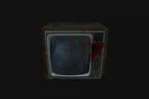 Old TV for Horror Games tv, creepy, television, scary, old, horrorgame, old-tv, vintage-tv, horror