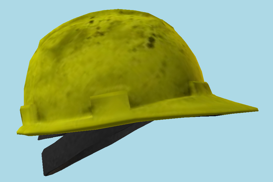 Dead Rising 2 Construction Helmet Hat 3d model