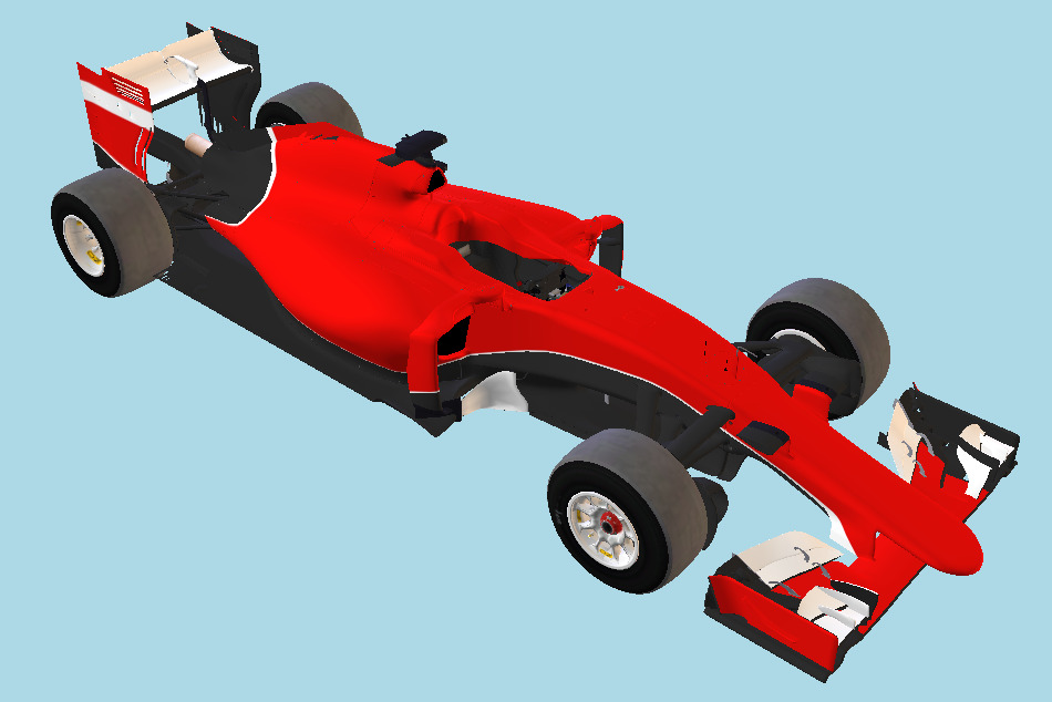 Ferrari SF15-T 2015 Formula F1 Car 3d model