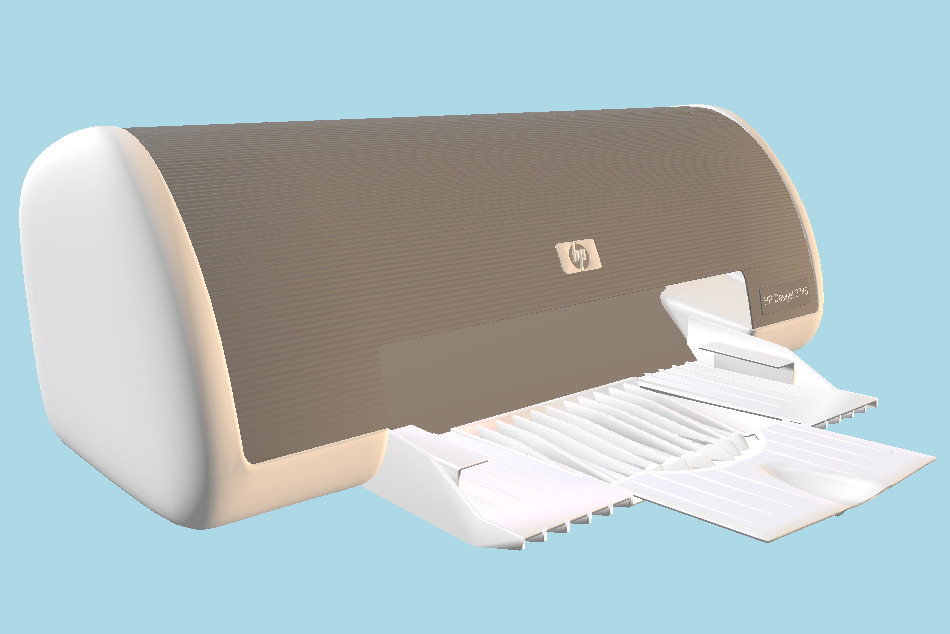 HP Printer 3d model