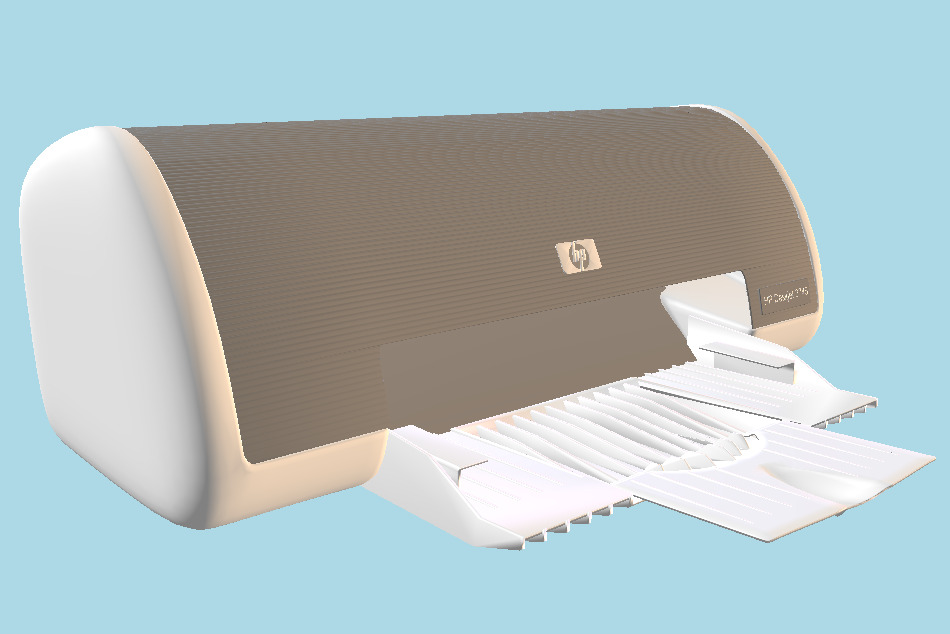 HP Printer 3D Model