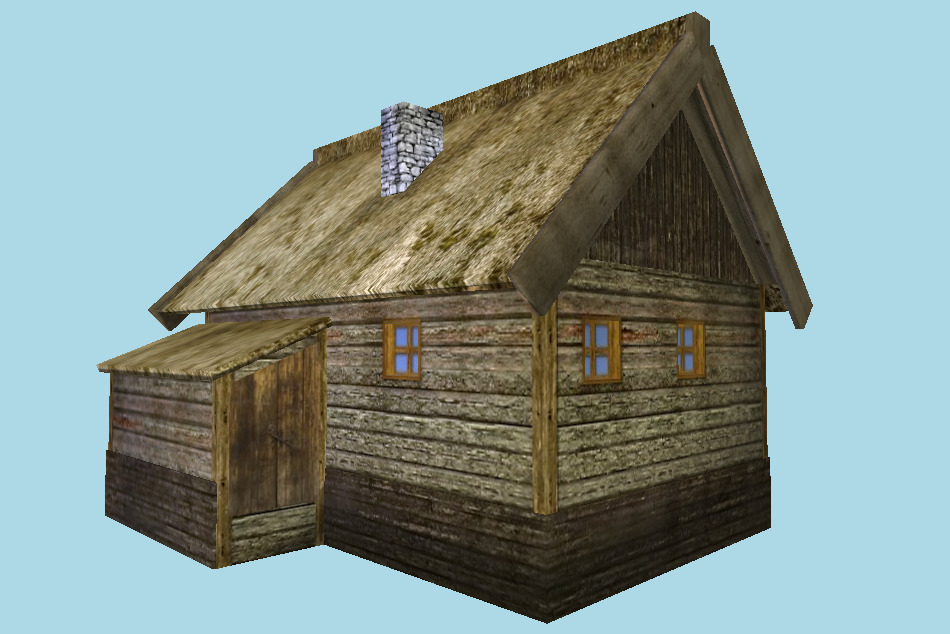 Old Cottage 3d model