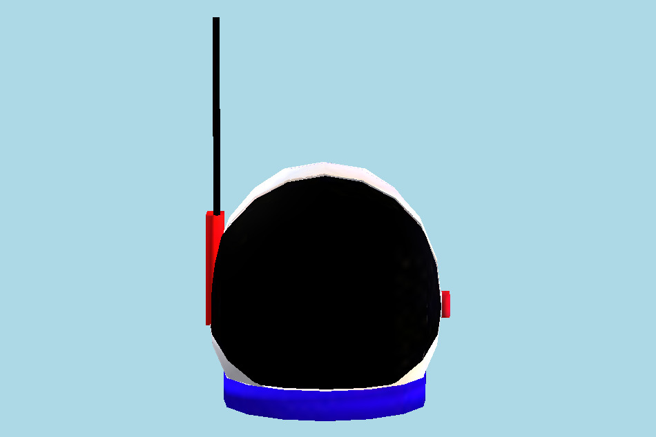 Astronaut Helmet 3d Model - roblox astronaut package