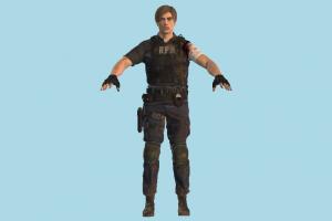 Resident Evil Leon Resident-Evil, man, male, people, human, character