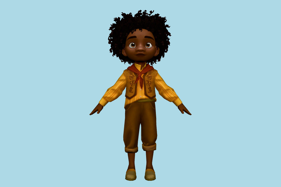 Antonio 3d model