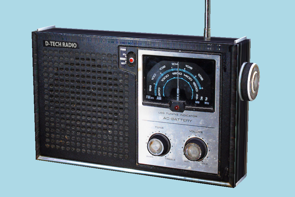 Old Radio Tech 80s 3d model