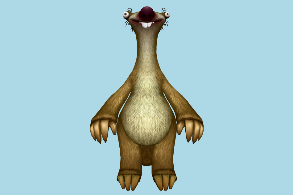 Ice Age Sid 3d model