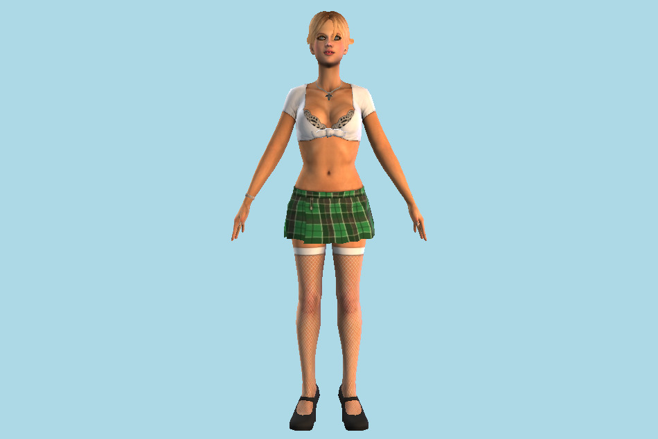Duke Nukem Forever School Girl 3d model