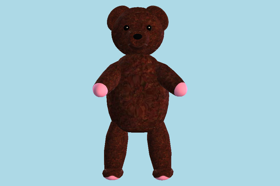 Nounours Teddy Bear 3d model