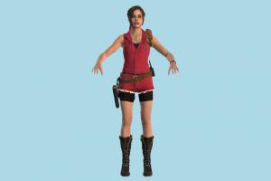 Claire Girl Resident-Evil, girl, female, woman, people, human, character