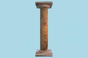 Column pillar, column, statue, sculpture, art, stone, marble