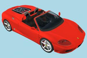 Ferrari Car ferrari, car, vehicle, transport, carriage, driver, red