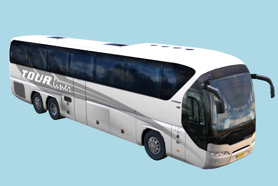 Neoplan Tourliner Bus SHD L Extended 3d model