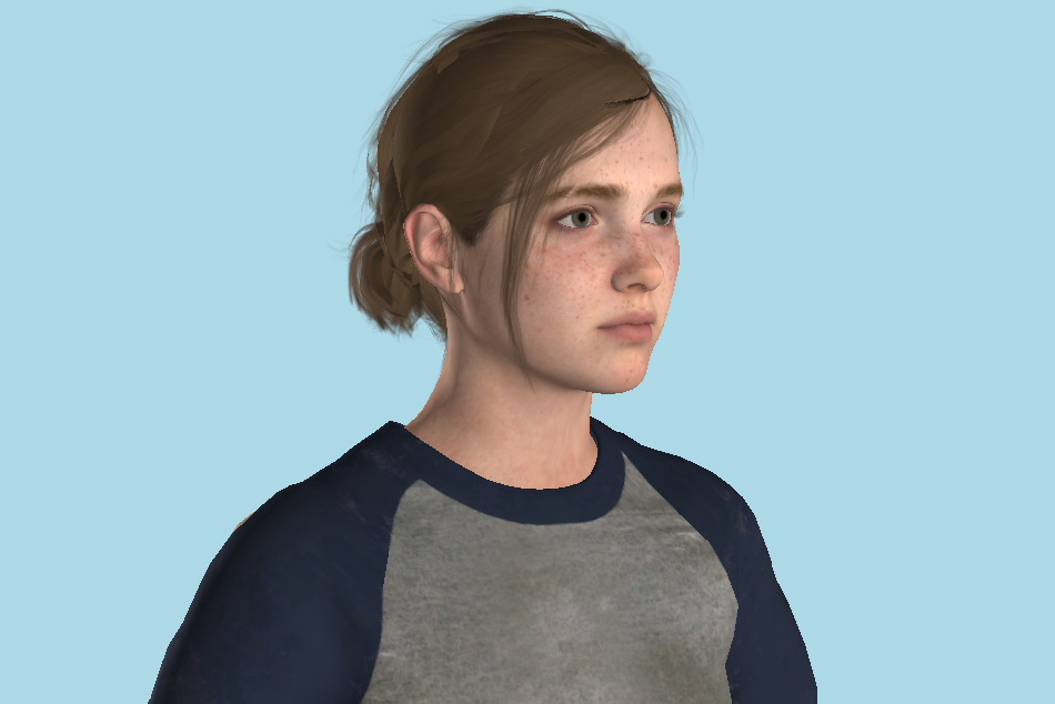 3D models of Last of US Ellie