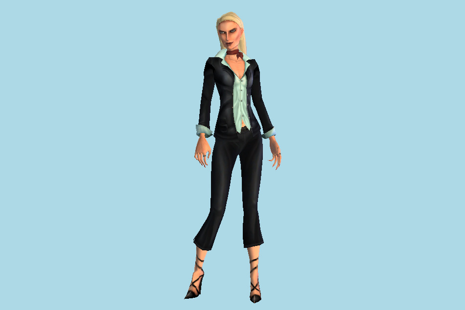 Natla Business Woman 3d model