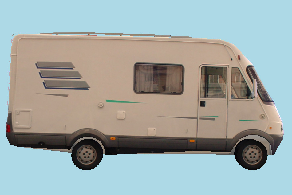 Van Low-poly 3d model