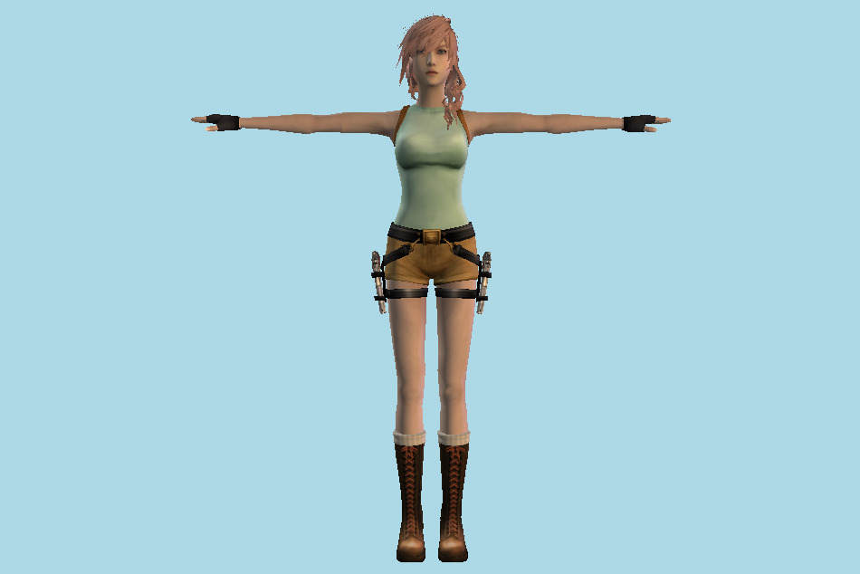 Lightning Returns - Tomb Raider Classic 3d model