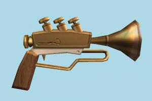 Gun revolver, pipe, pistol, music, handgun, weapon, gun, firearm, arm