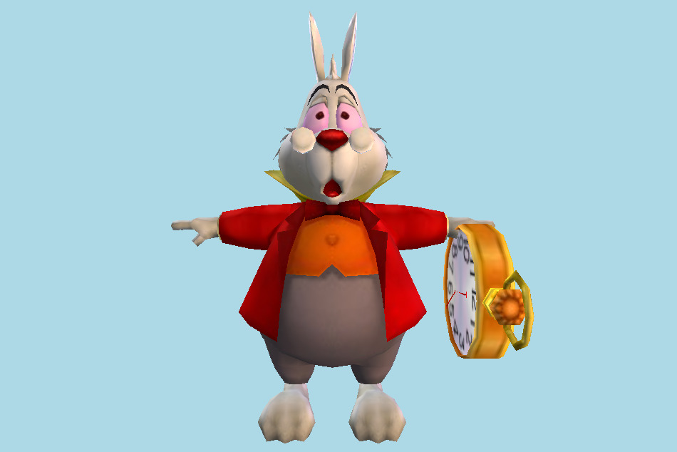 Kingdom Hearts White Rabbit 3d model