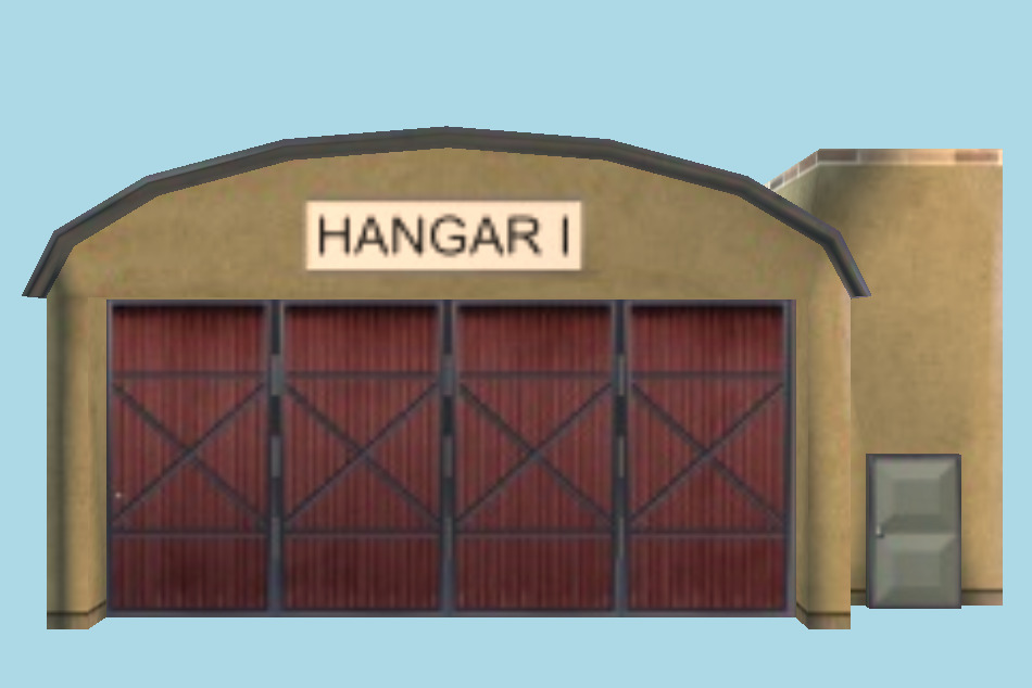 Hangar 3d model