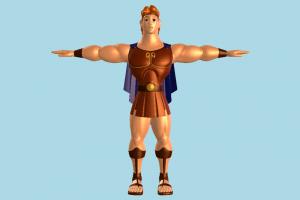 Hercules Hercules, disney, KH, Kingdom-Hearts, cartoon-character, male, man, people, cartoon, character