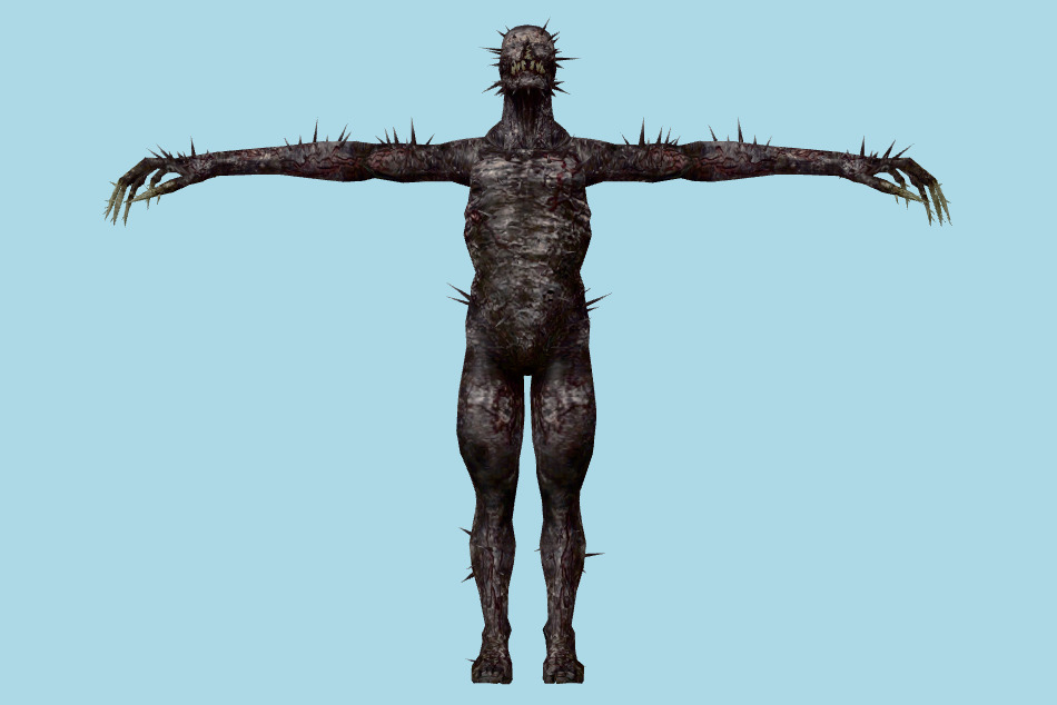 Resident Evil 4: Iron Maiden Zombie 3d model