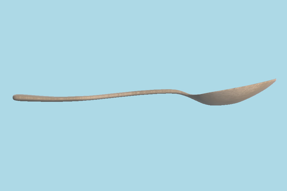 Kitchen Spoon 3d model