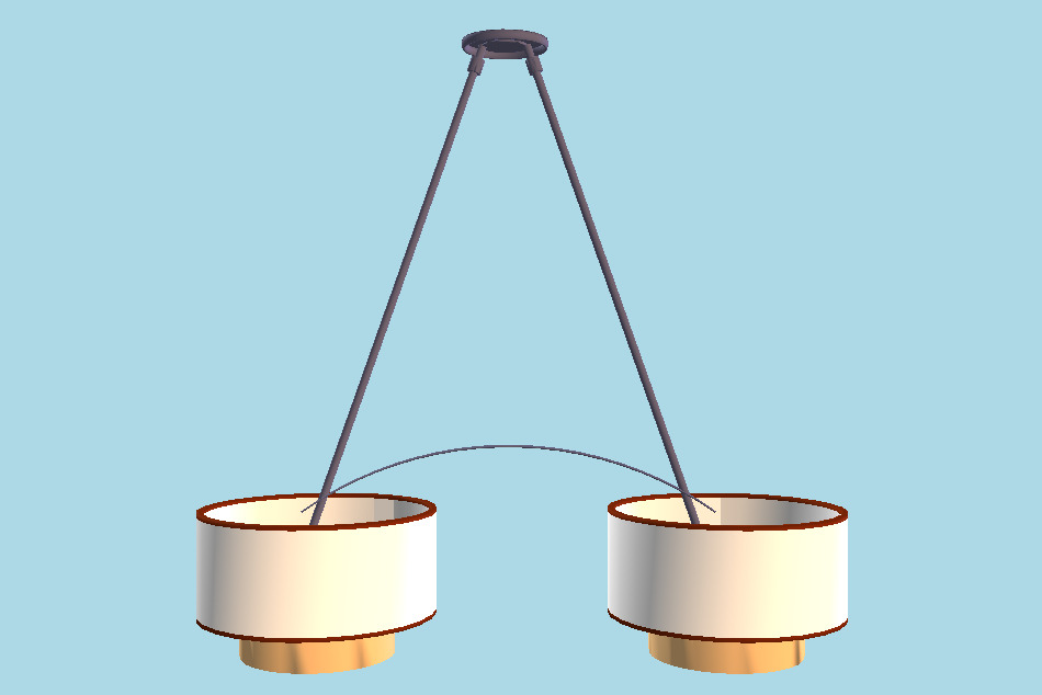 Modern Lamp 3d model