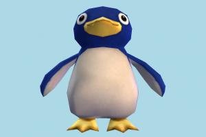 Penguin penguin, polar-animal, polar, frozen, animal, animals, nature, bird, cartoon, toony, lowpoly