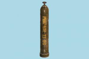 Gas Bottle bottle, gas, propane, oxygen, cylinder, pipe, object