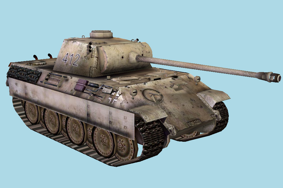 Panther Tank 3d model