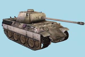 Tank Low-poly tank