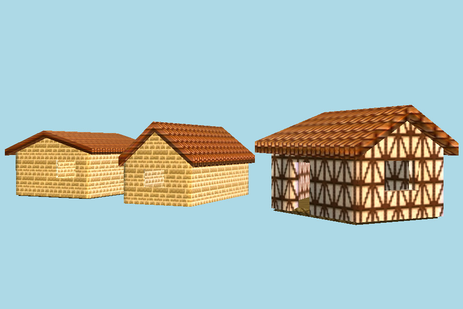 Generic House Country 3d model