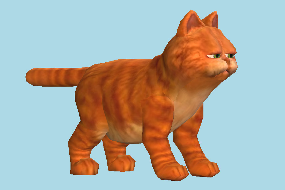 Garfield 2: Tale of Two Kitties Garfield Cat 3d model