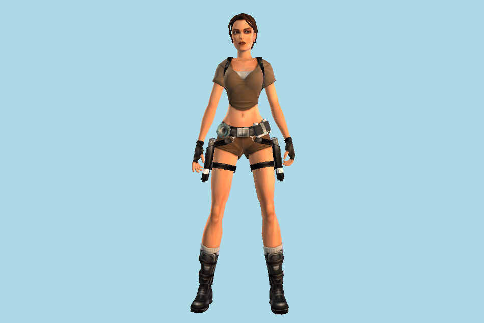 Lara Croft Legend 3d model