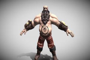 Viking Warrior 3d game model warrior, viking, hero, gamecharacters, warrior-fantasy, gameart