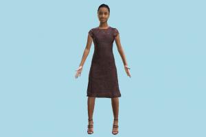African Woman scanned-models, african, woman, girl, female, people, human, character, olive, young, elegant, pretty, attractive