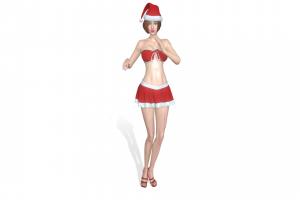 Merry Christmas Girl body, snowman, people, , santa, women, girls, dance, christmas, gift, holiday, noel, merry, woman, claus, newyear, peoples, happy-new-year, character, girl, female, characters, human
