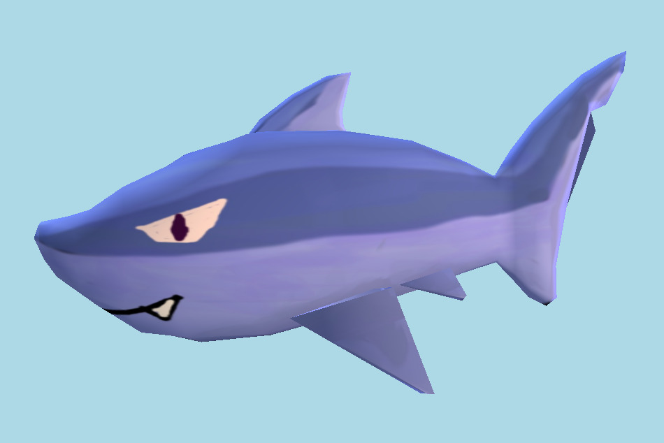 Ugly Shark 3d model