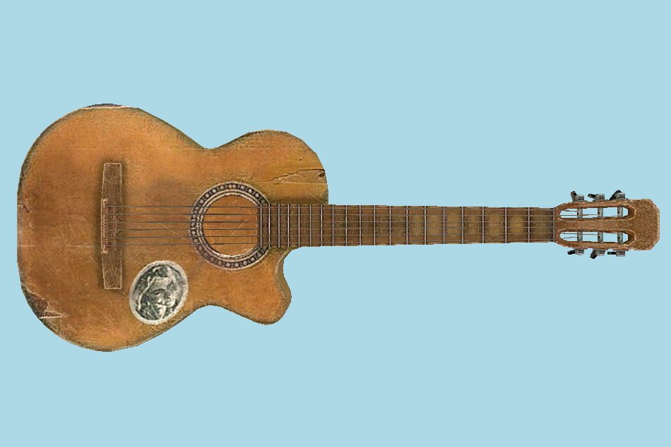 Classic Guitar 3d model
