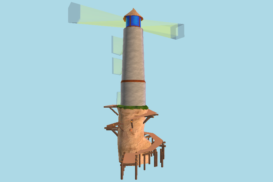 Anonymous Light House Tower 3d model