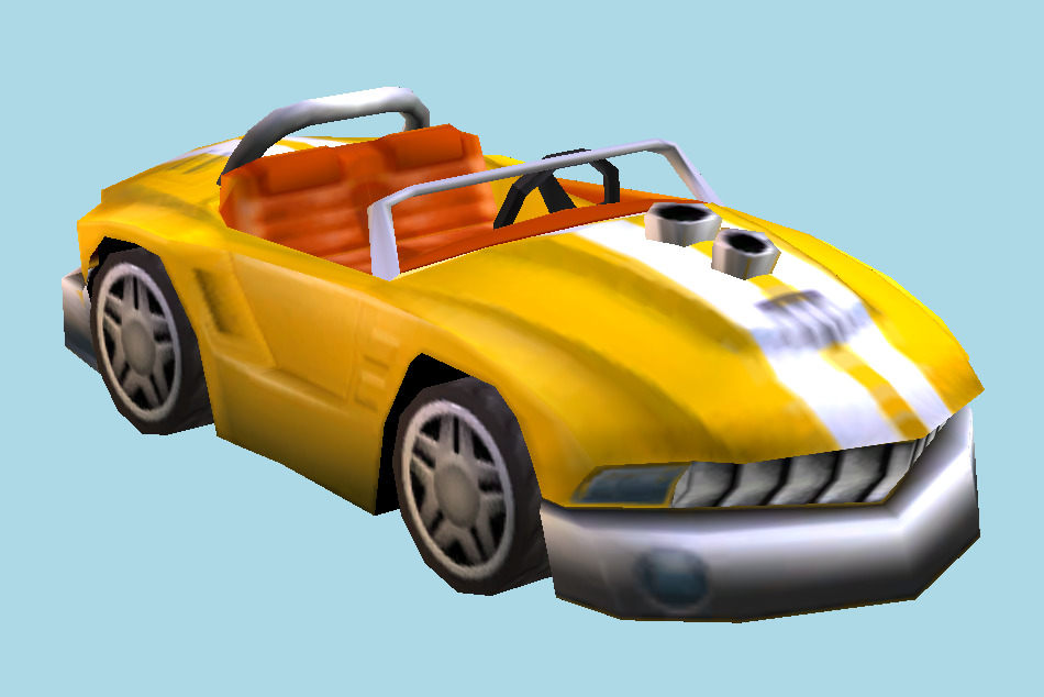 CTR Crash Tag Team Racing Car 3d model