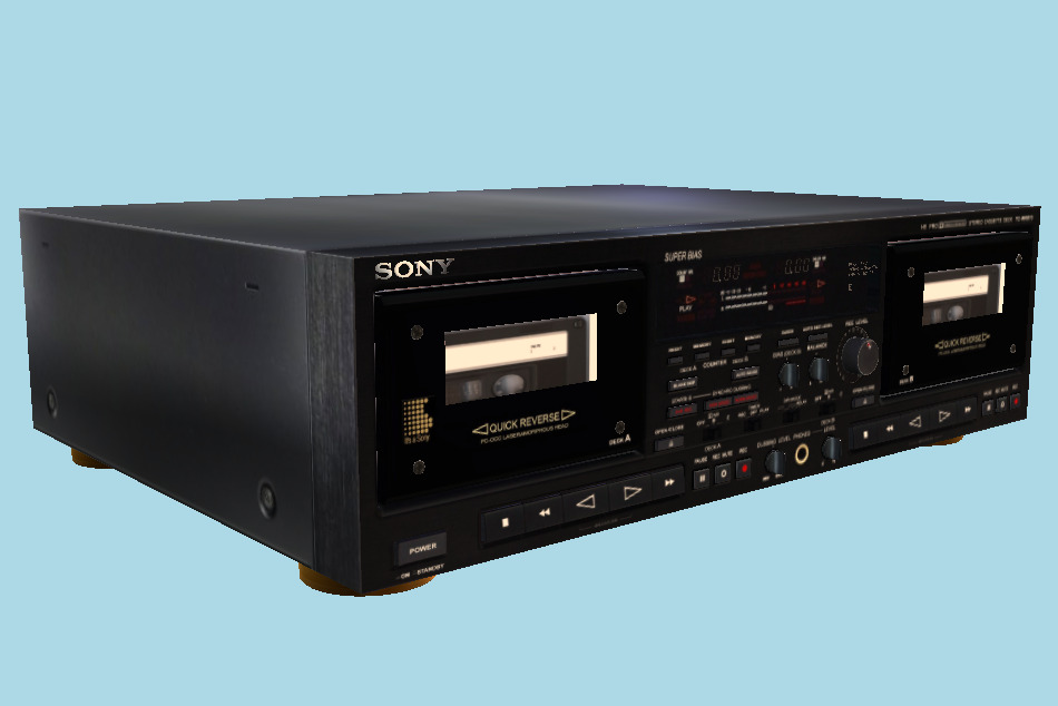 Sony TC-WR870 Recorder 3d model