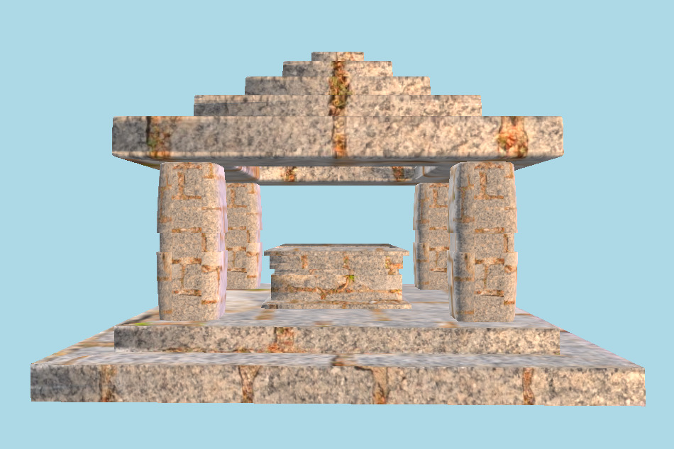 Two Temples 3d model