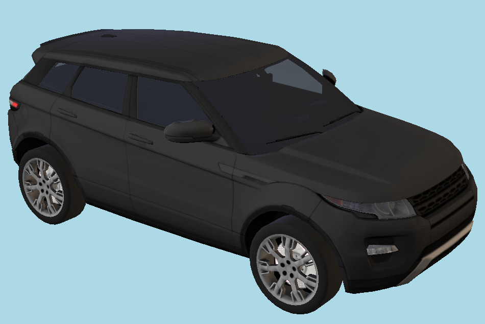Evoque Range Rover Car 3d model