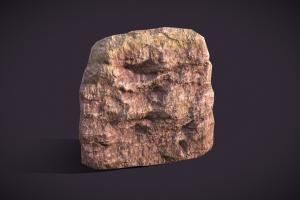 Rock Practice #05 | Agustin Honnun cliff, game-assets, stone, rock, rock-forming, mossy-rocks