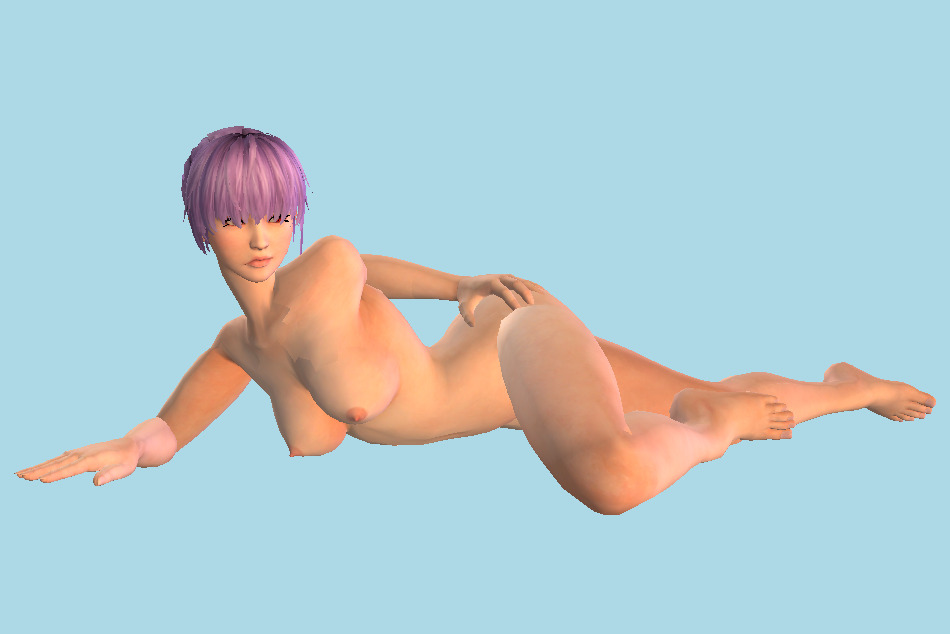 Ayane Girl with Ponytail 3d model