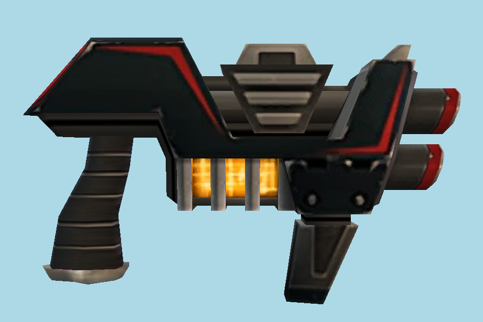 Ratchet: Deadlocked Pistol Flux LX 3d model