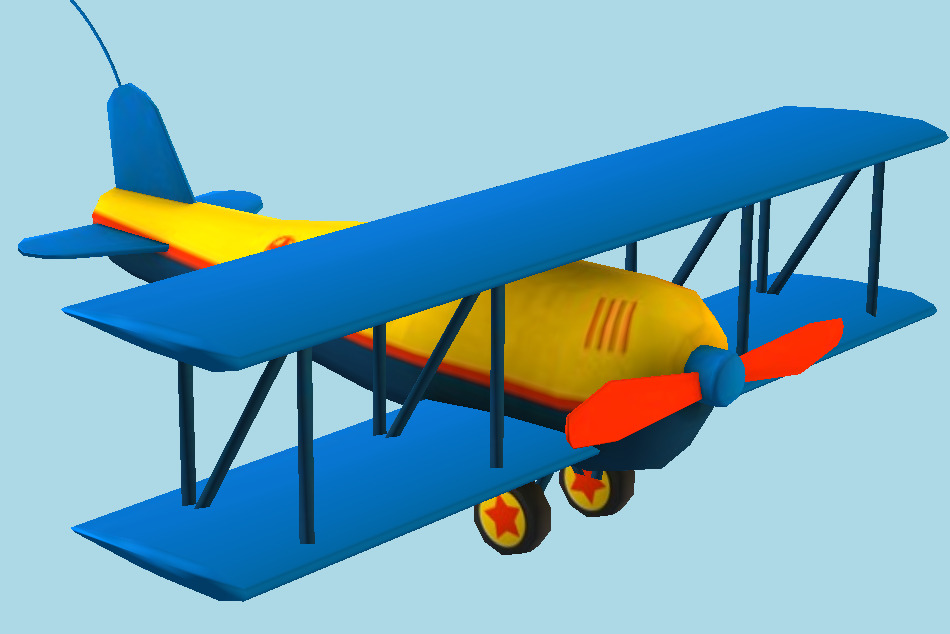 Roblox Remote Control Plane 3d model